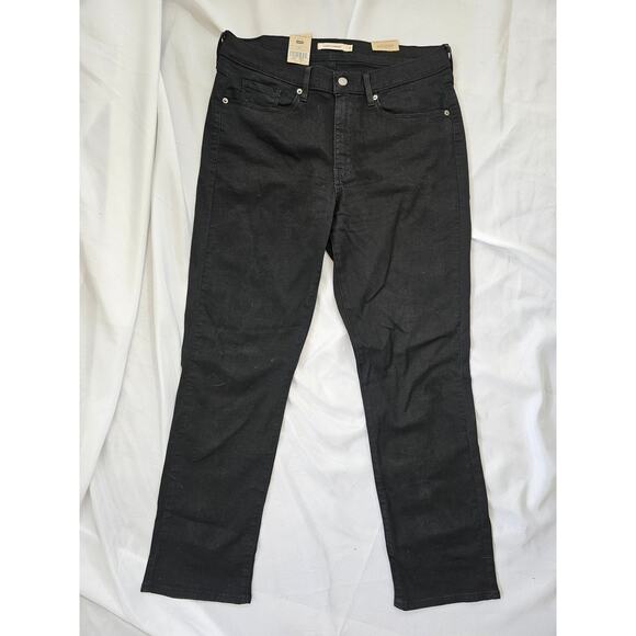 Levi's Classic Straight Black Size 12 Women's - Picture 3 of 10